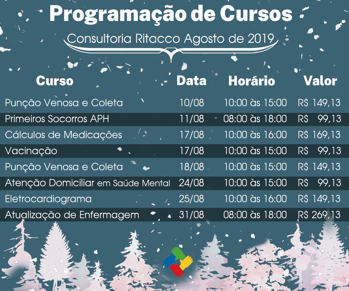 Tabela de curso consult agosto 2019 consultoria ritacco